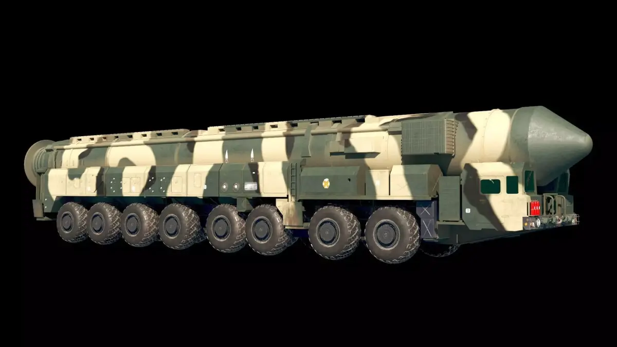Rs24 Yars SS-29 Topol M SS-27 3D model