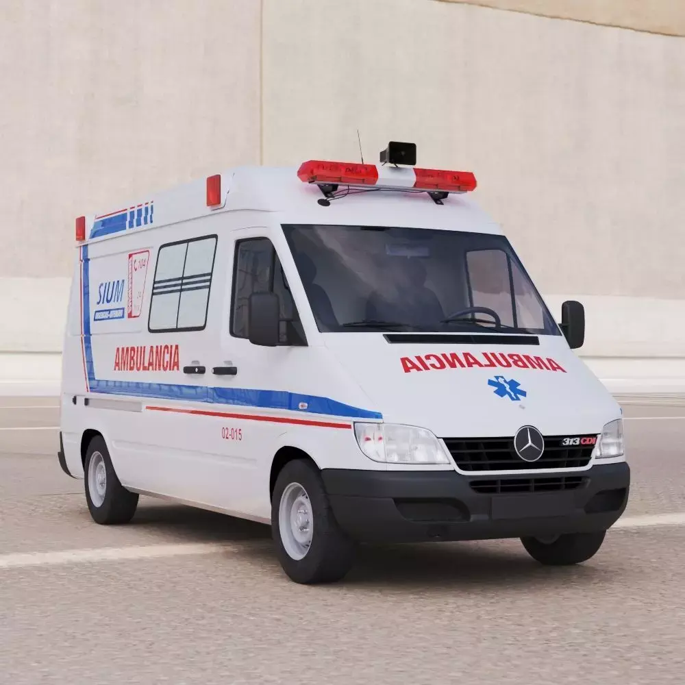 Cuban Ambulance 2002 3D model