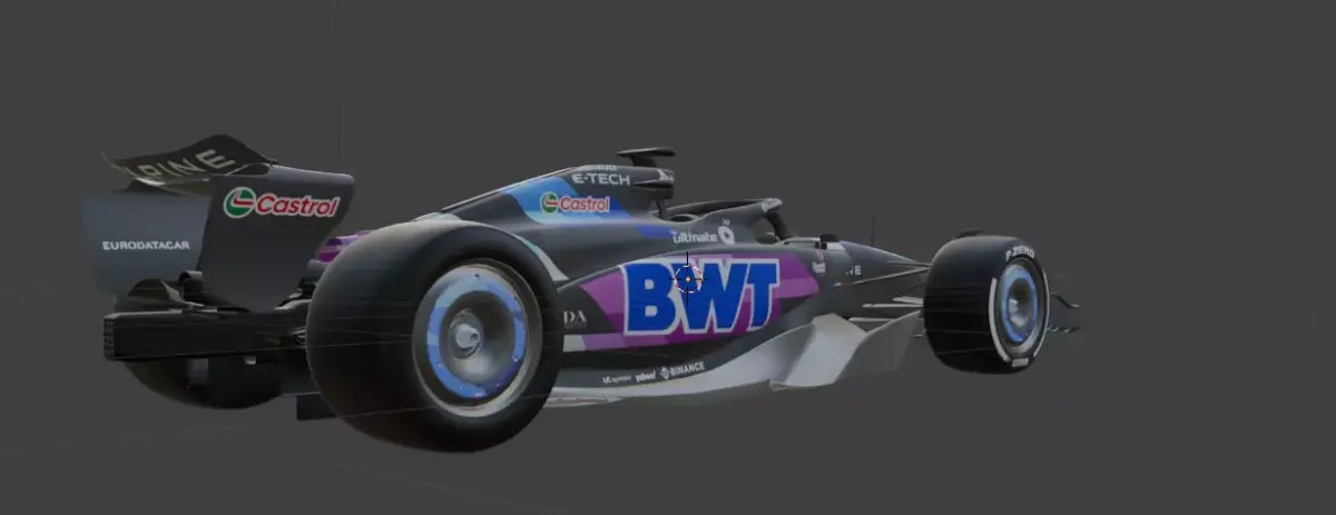 BWT Alpine Racing 2024 Free 3D model