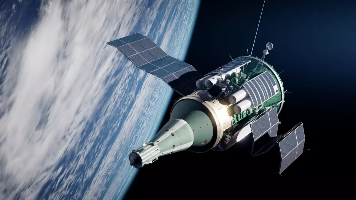 Soviet TKS Spacecraft 3D model