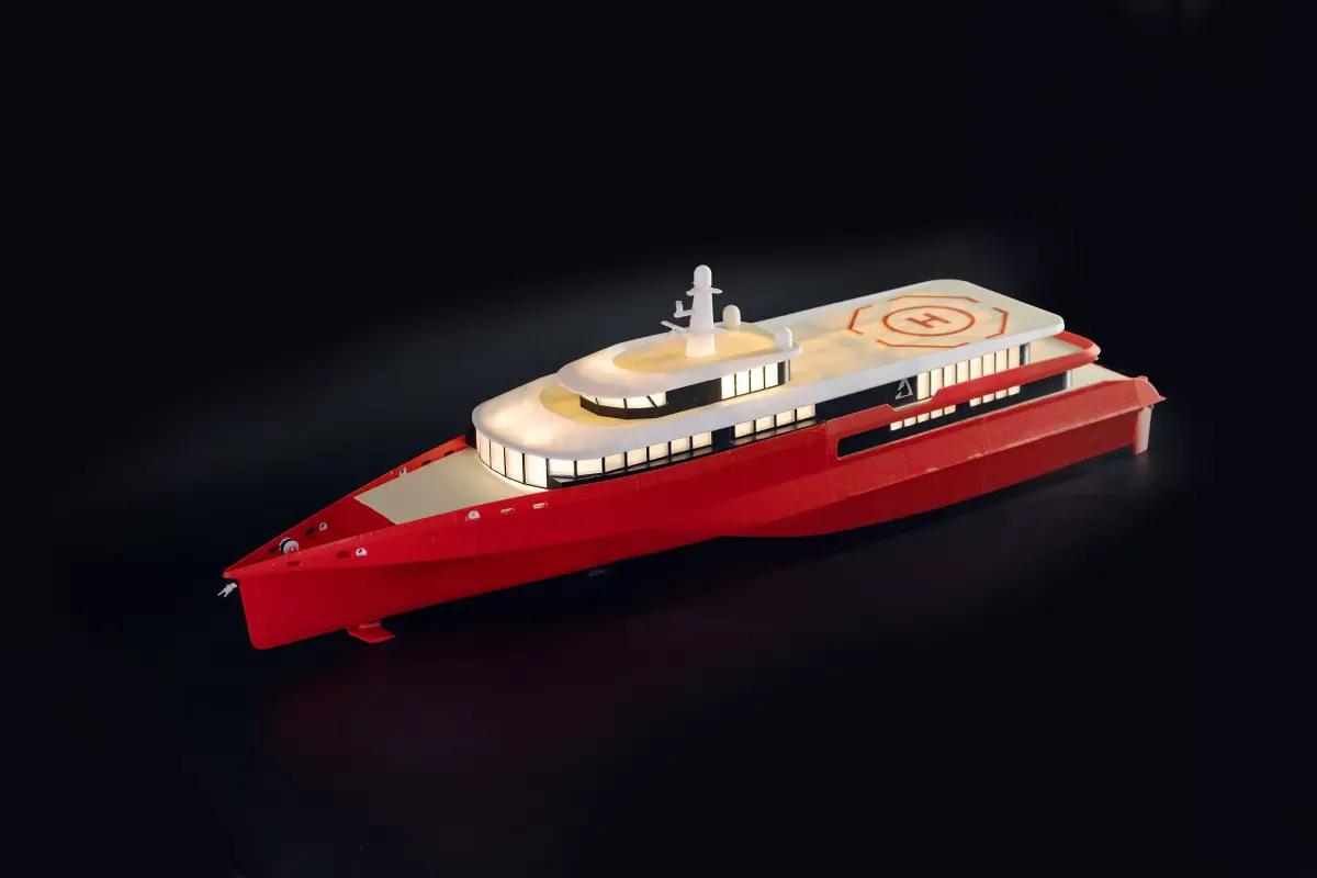 RC Jet Superyacht 3D print model