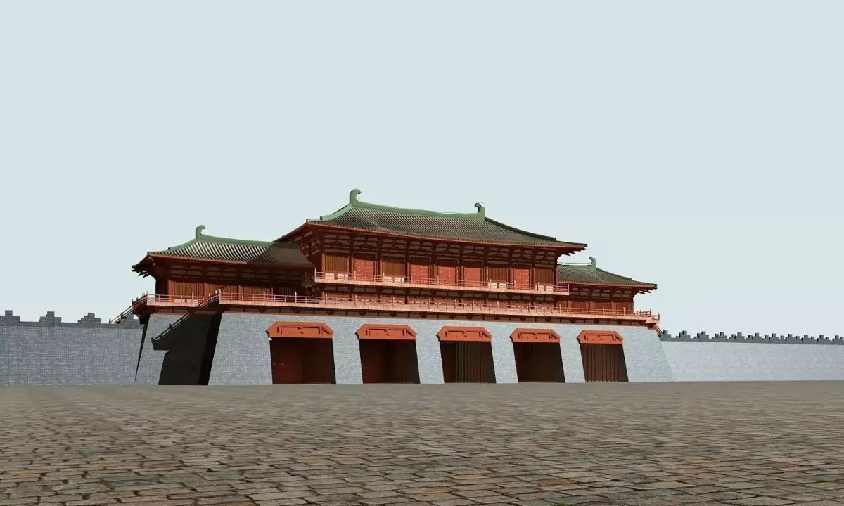 Chinese Style Architecture 3D model 59