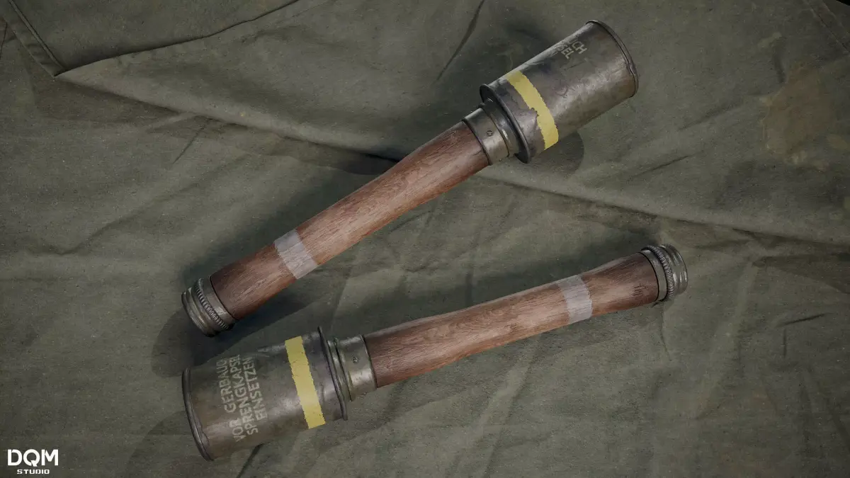 Germany Grenade Low-poly 3D model