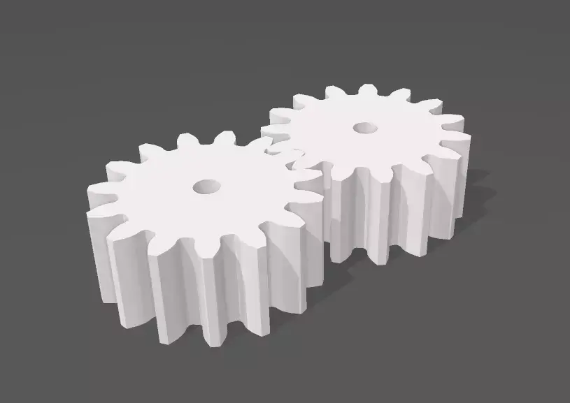 4M T15 TOOTH SPUR GEAR 30MM THICKNESS 3D print model