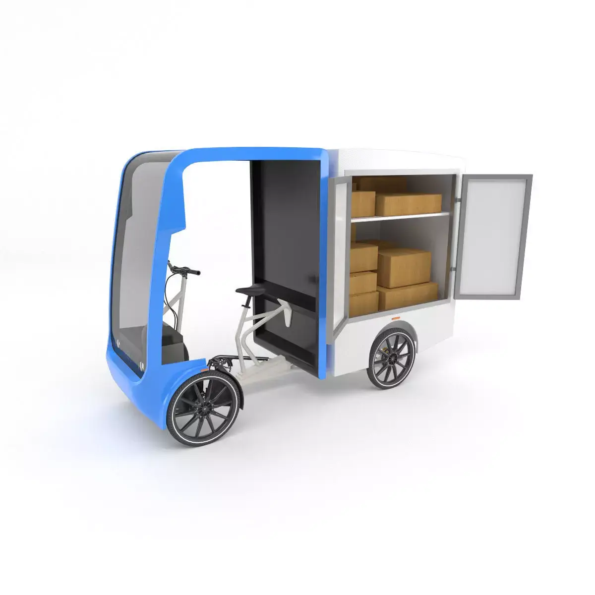 EAV Delivery bike 3D model