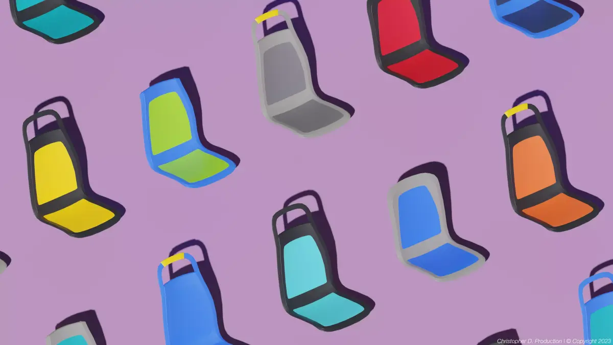 InSight Prime American Seating with QSTRAINT Security Systems 3D model