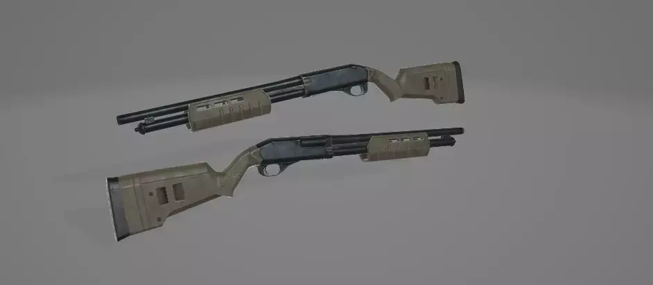 Remington 870 3D model