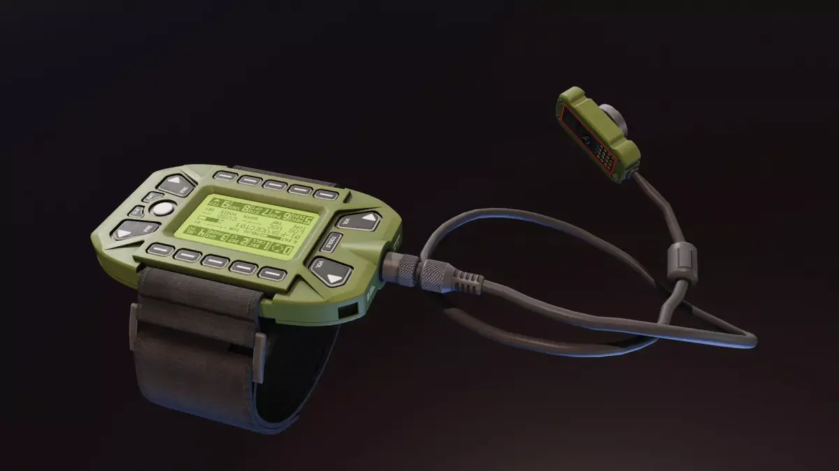 KDU for HAMR Radio Low-poly 3D model