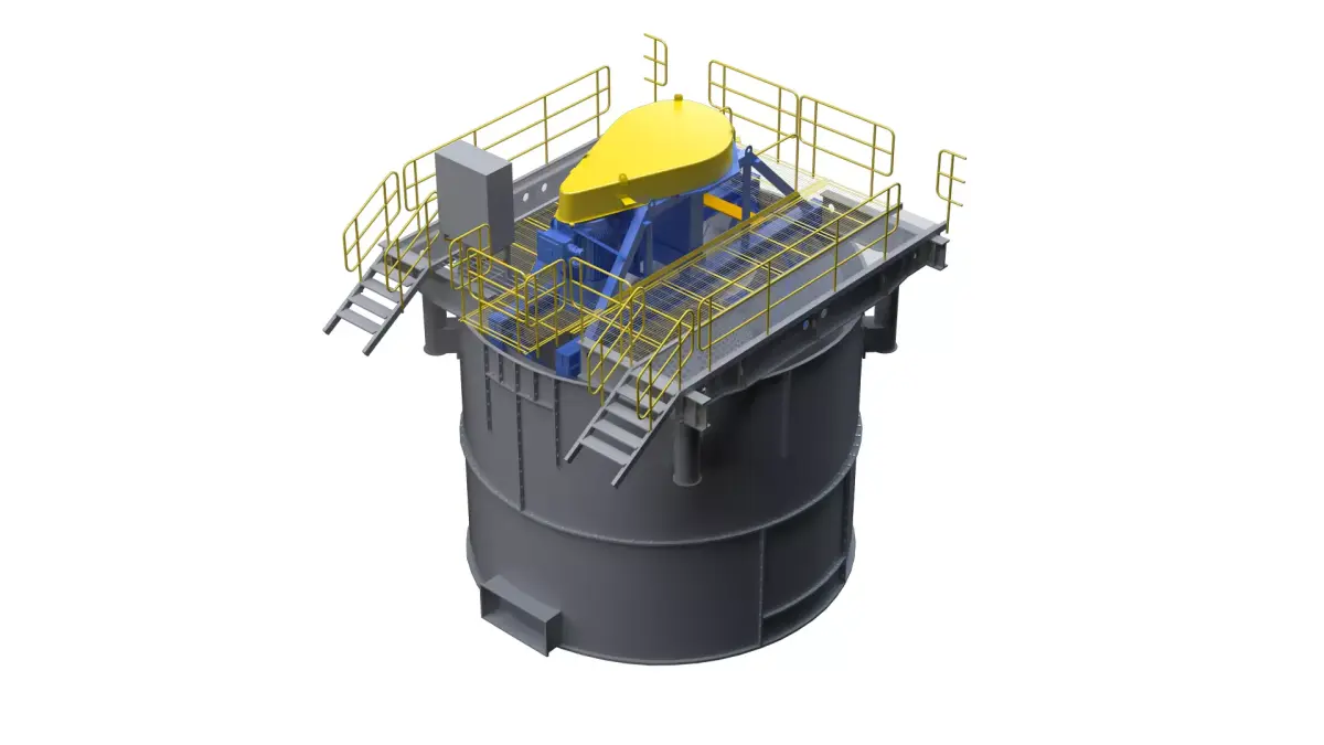  Industrial Vertical Crusher  3D model