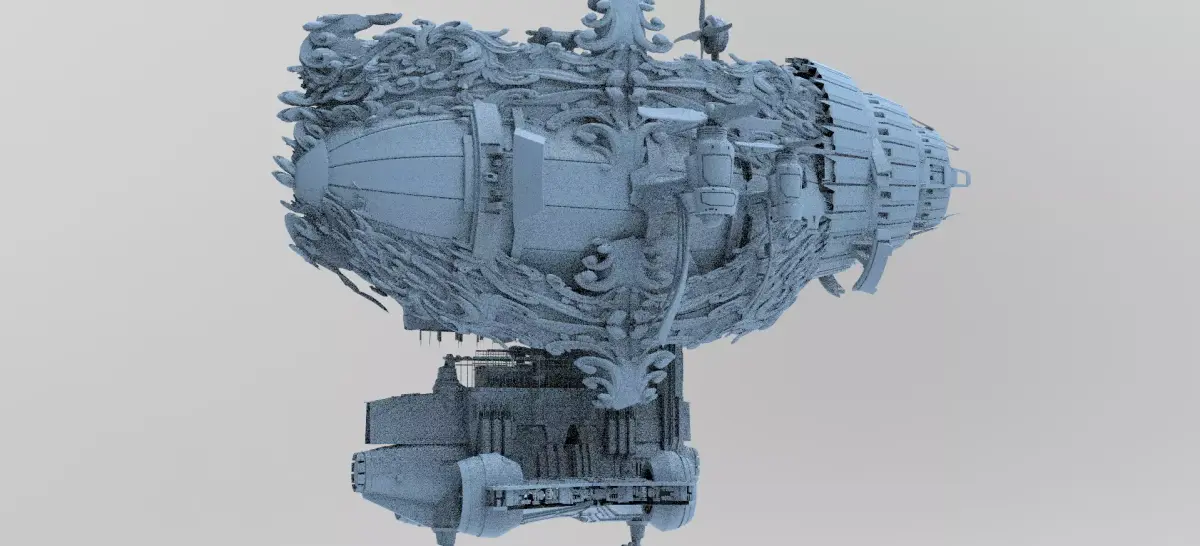 Gilgamesh airship 3  3D model