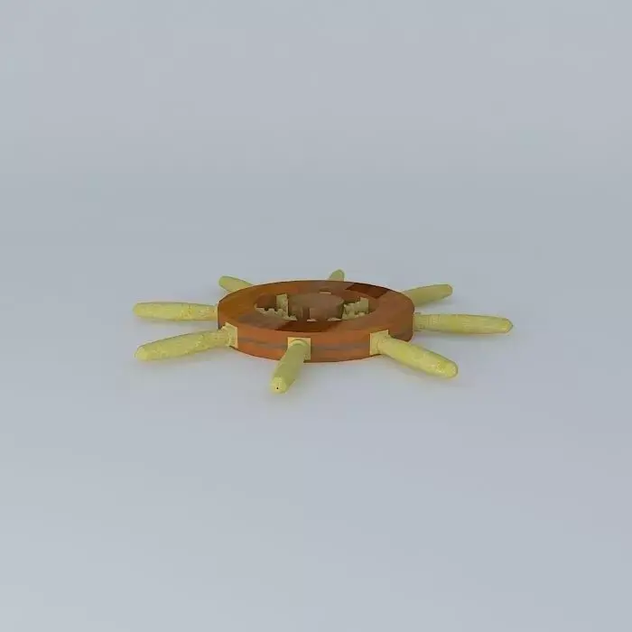 Wheel with 8 Malaguetas 3D model