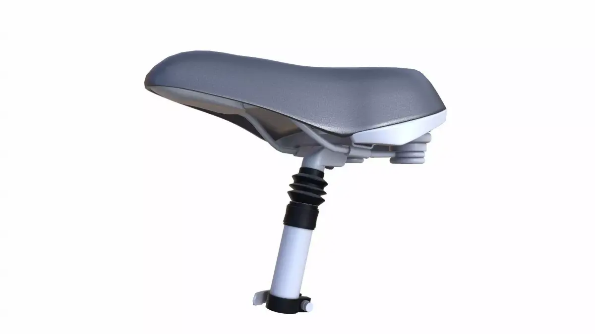 Bicycle Seat Low-poly 3D model 4