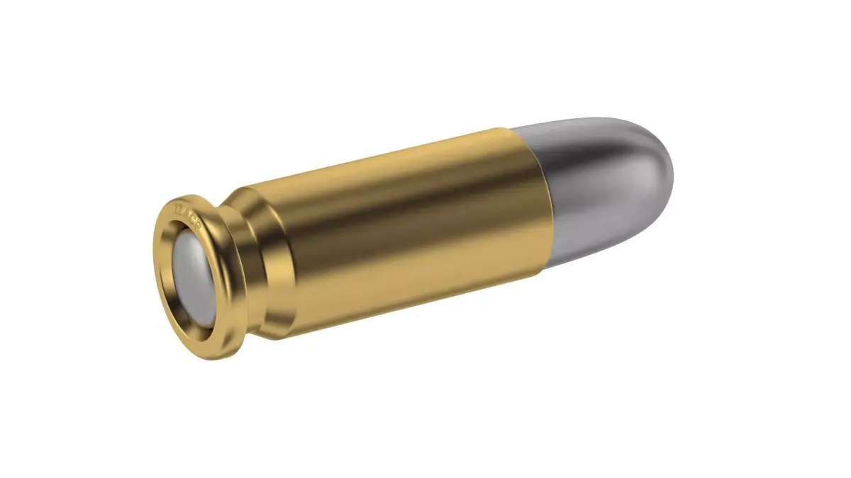 Bullet 22 ACP Low-poly 3D model