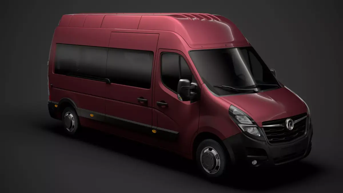 Vauxhall Movano L3H3 Minibus 2020 3D model