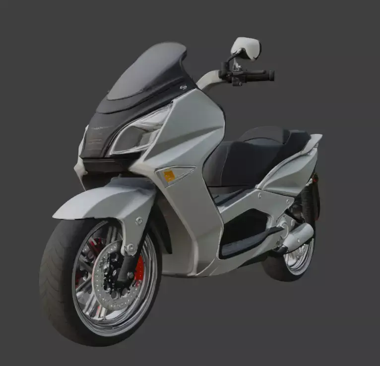 Modern Electric Scooter 3D model