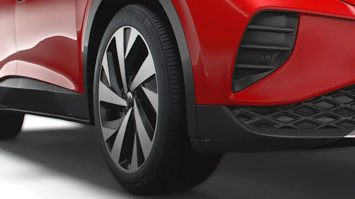 Volkswagen ID4 1st 2021 wheel 3D model