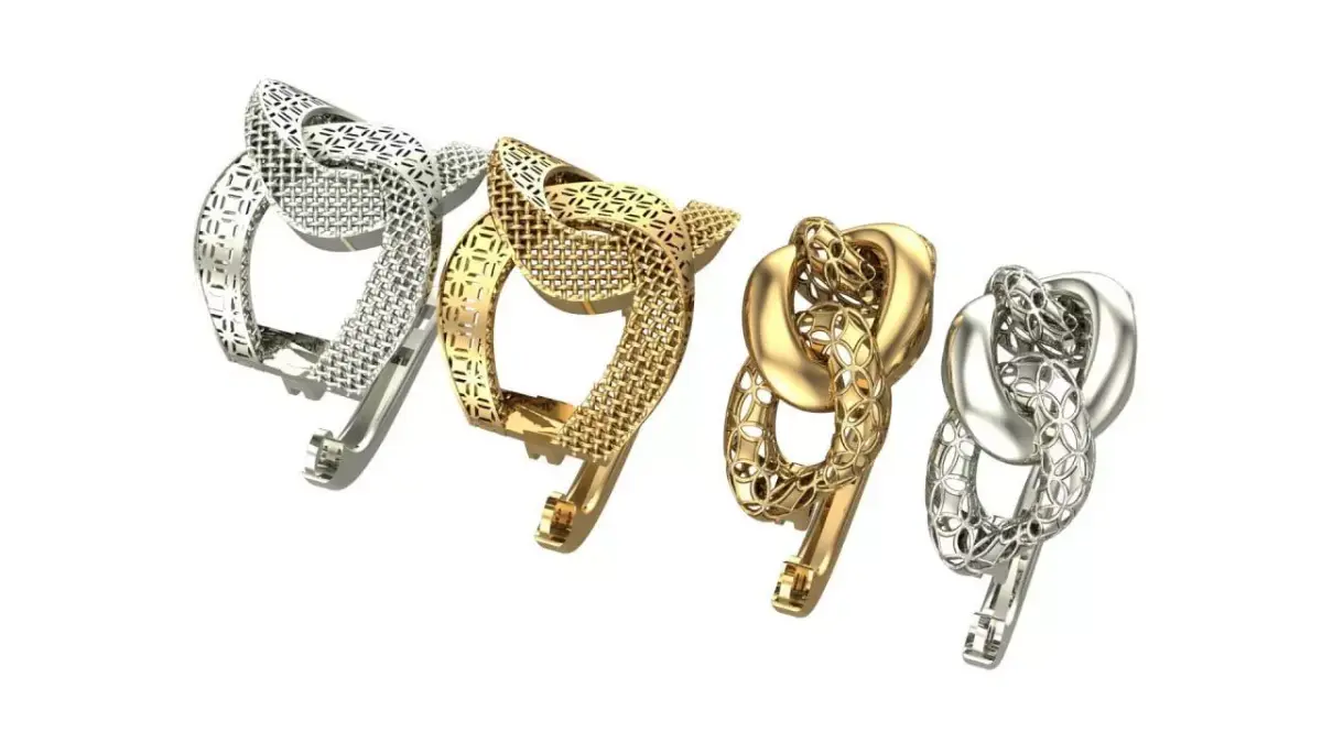 Two earrings part 5  3D print model
