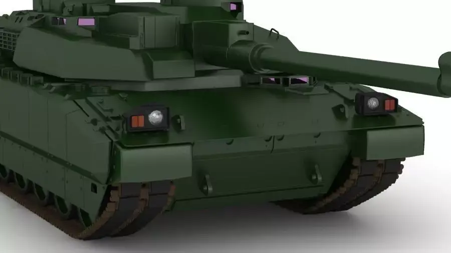 MBT Amx 56 leclerc 3D model