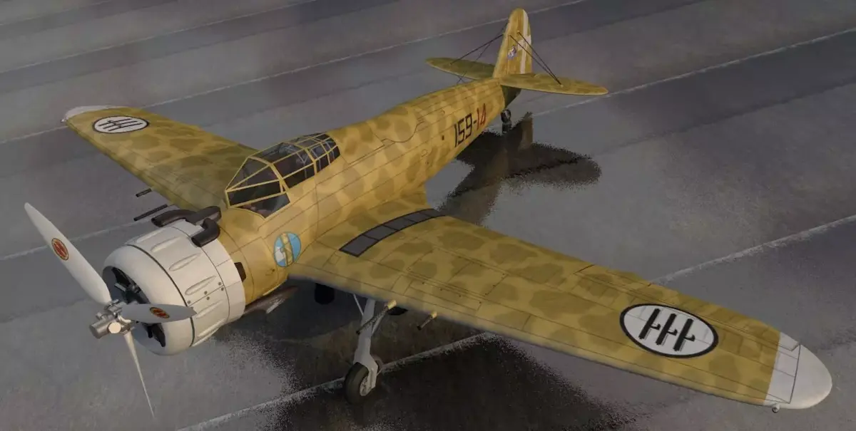 Breda Ba-65 A80 Nibbio 3D model