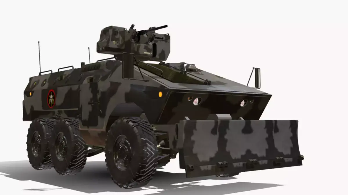 EE11-URUTU 6x6 Low-poly 3D model