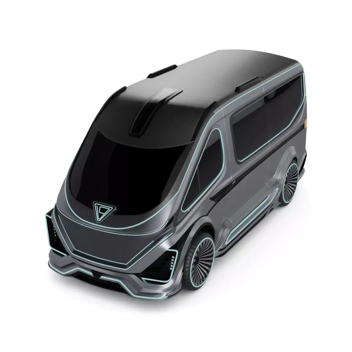 Passenger Van 3D model purchase
