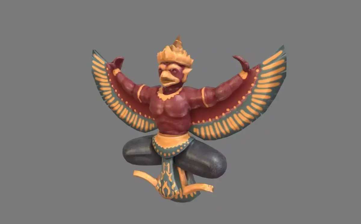 Garuda Statue 3D model