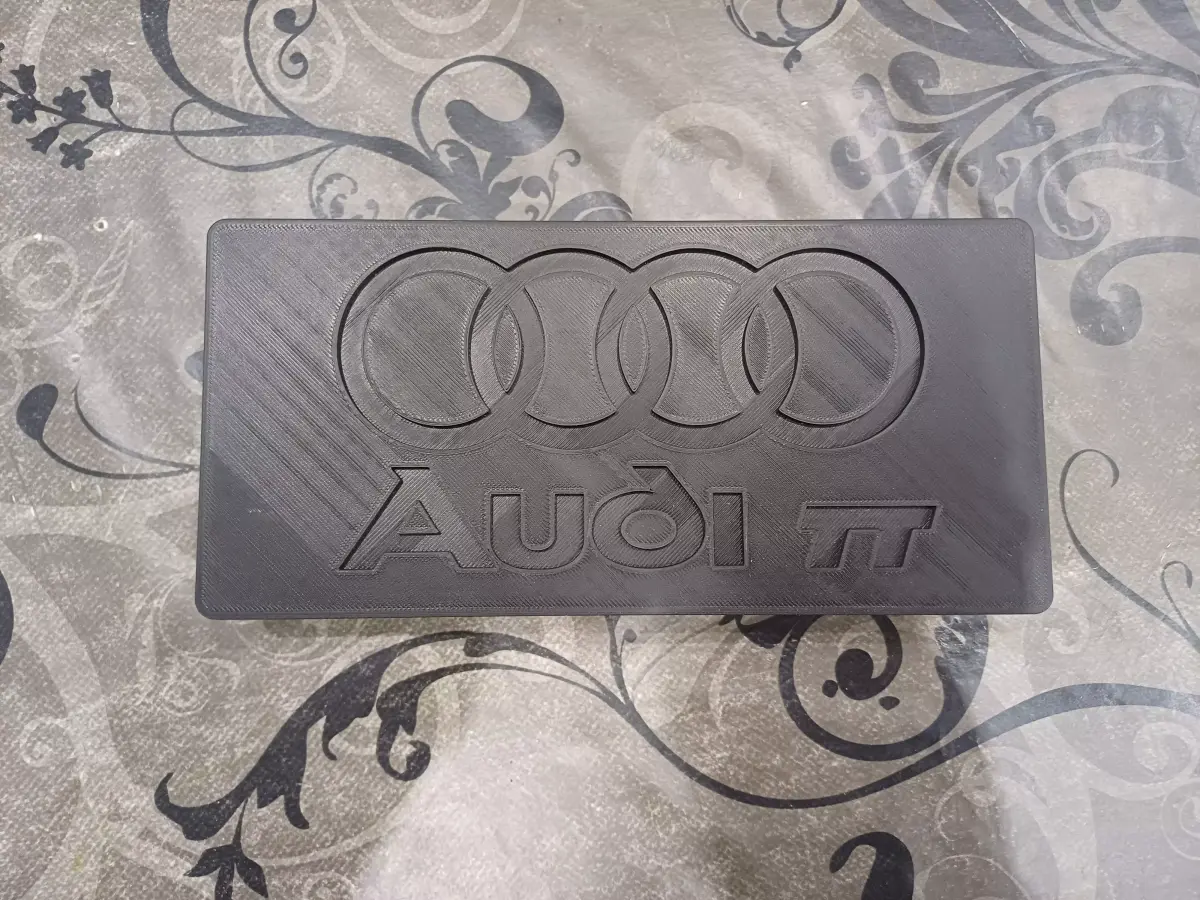 PLAQUE DE VIDE POCHE CENTRAL AUDI TT MK2 3D print model