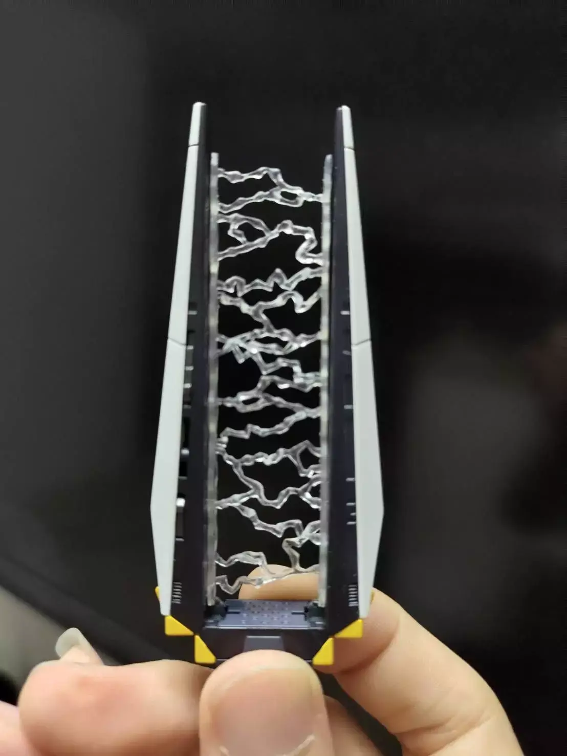 RealGrade Nu or Hi-Nu Gundam fin funnels effect Free 3D print model