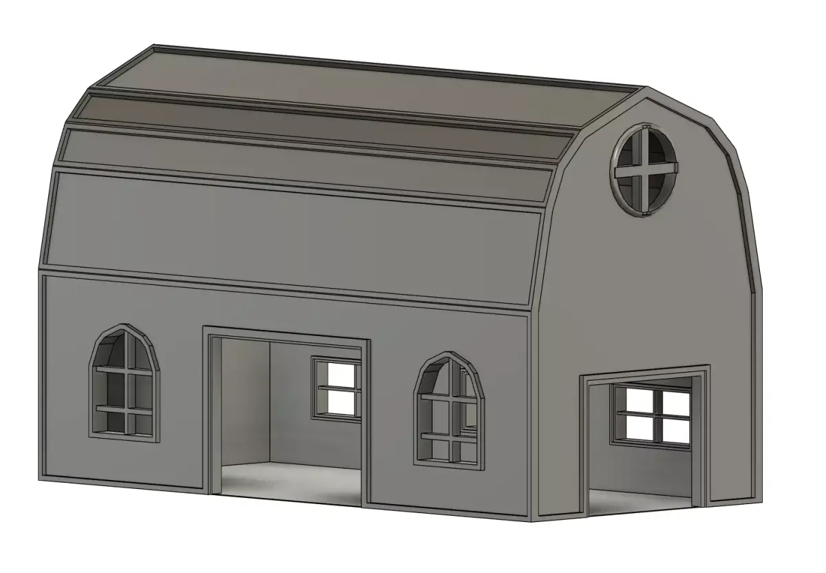 Wooden Barn 3D print model purchase