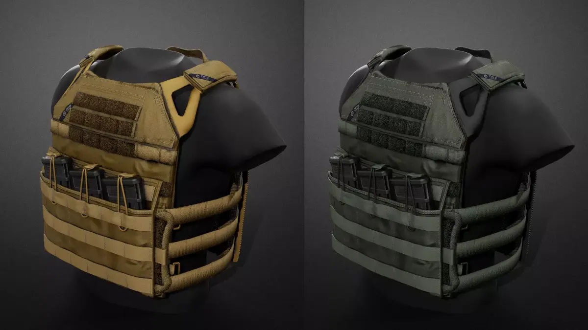 JPC Vest Low-poly 3D model