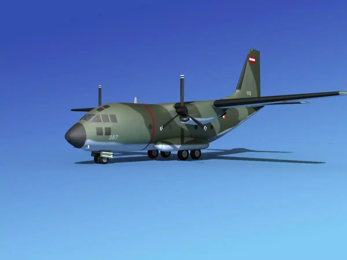 Alenia C-27A Spartan Austria 3D model