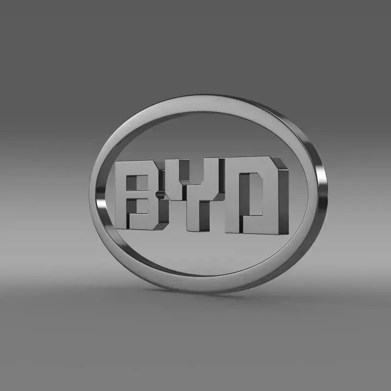 BYT Logo 3D model