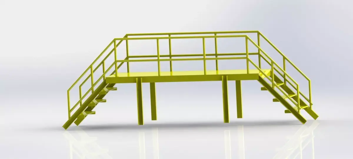 Steel Stairr 3D model