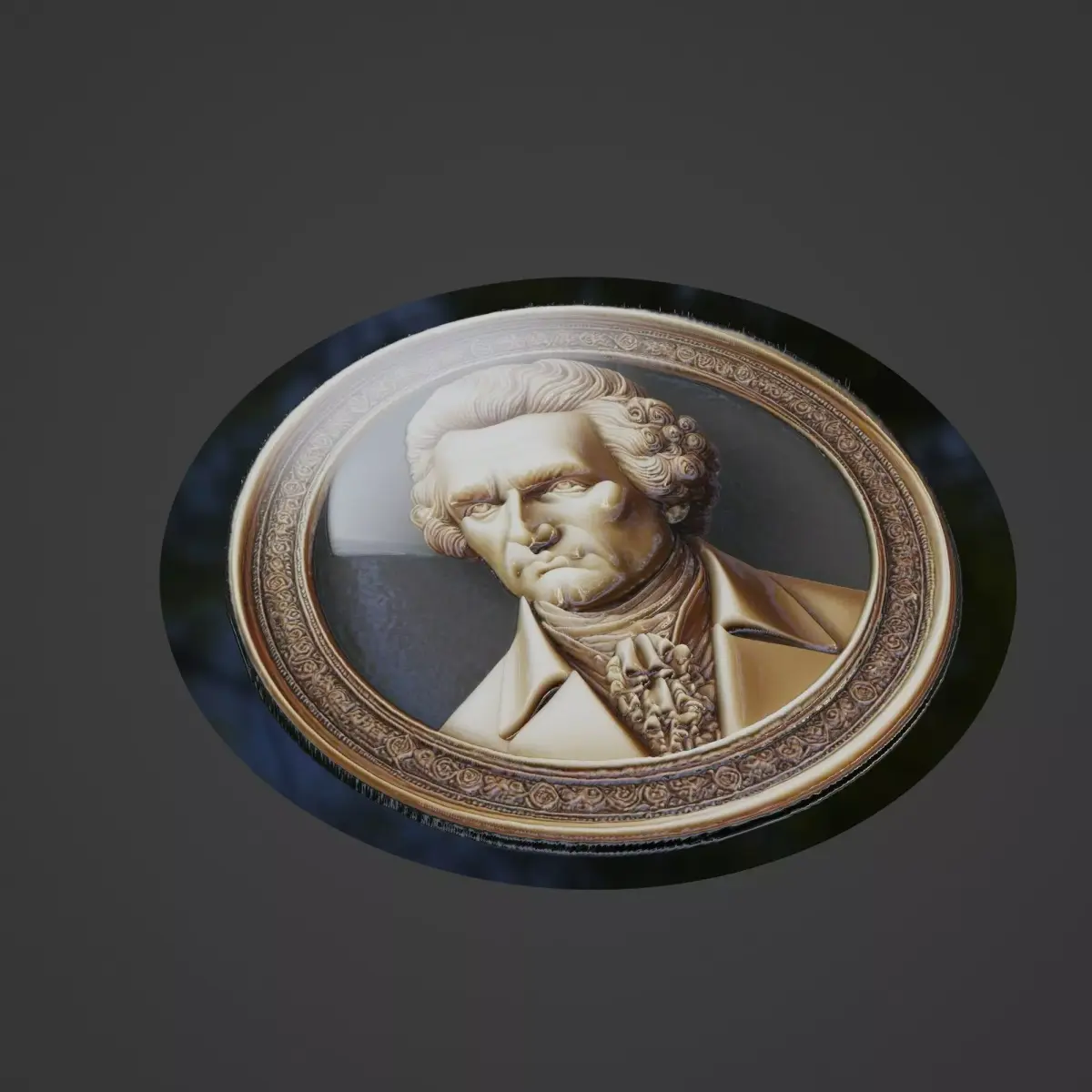 Immanuel Kant Medallion 3D print model purchase