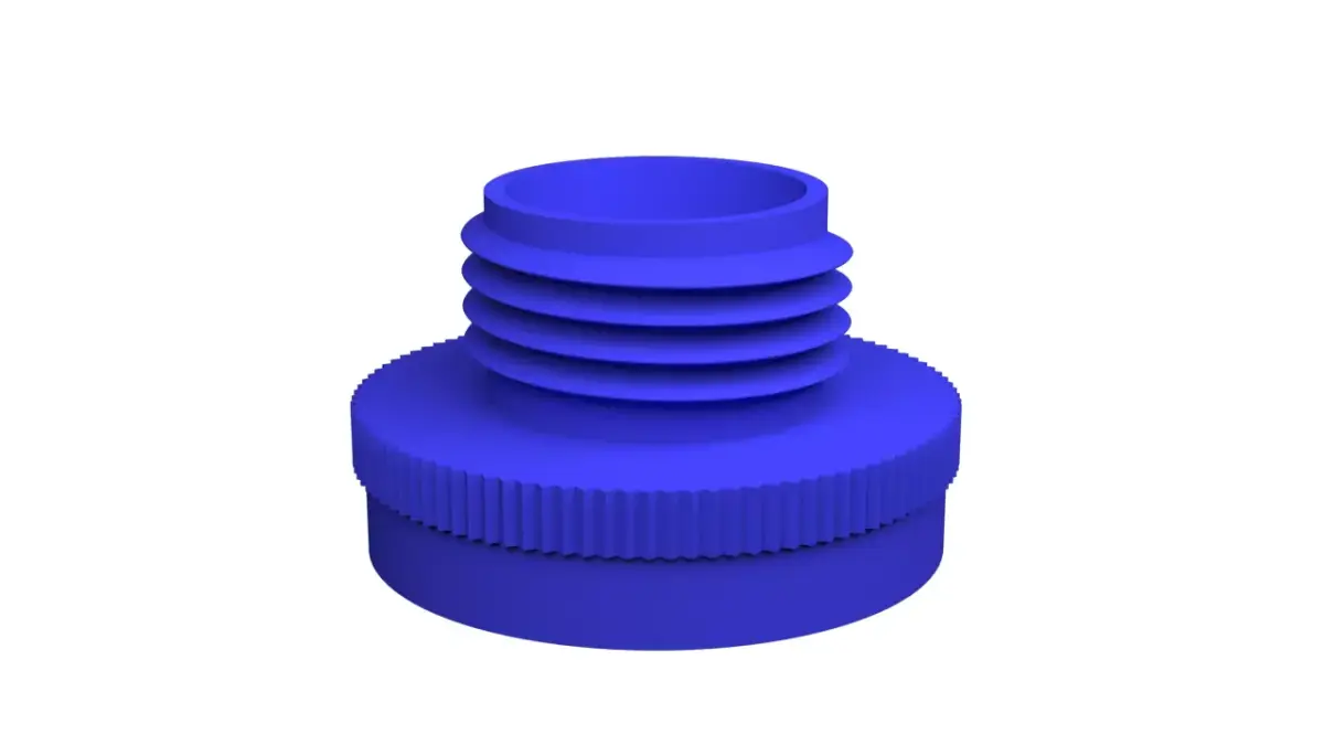 plastic battery cover 3D print model