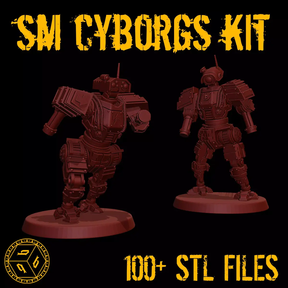 Space Boys Cyborgs Kit Free 3D print model