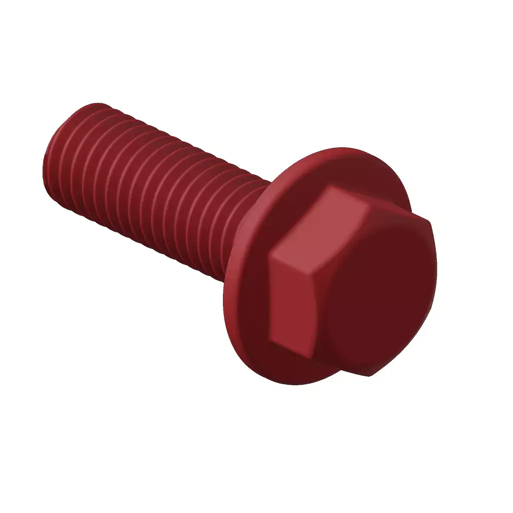 Plastic Flanged Bolt Toy 3D model