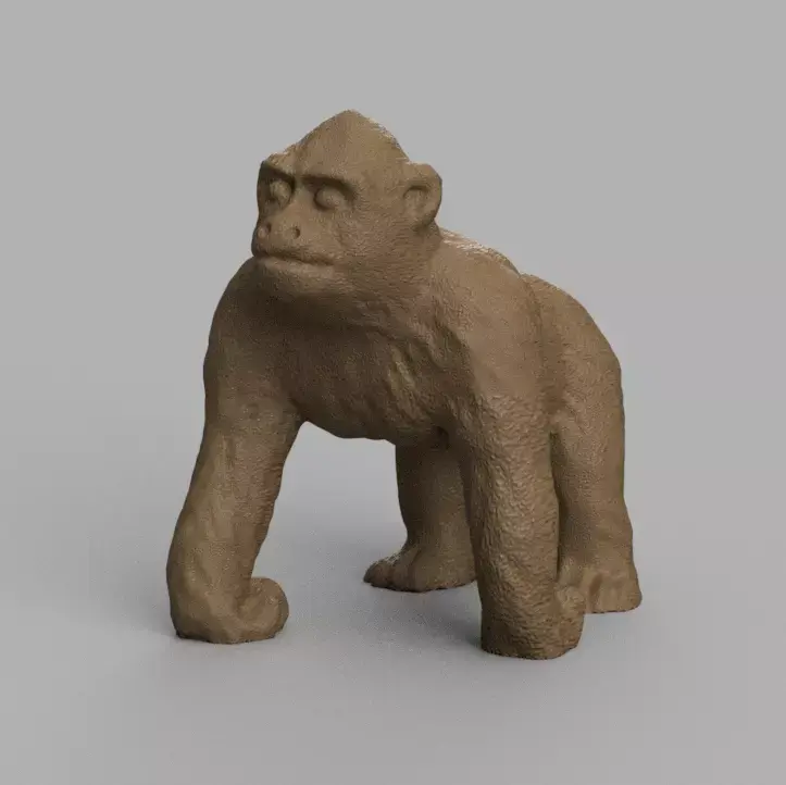 Gorille gorilla 3D print model