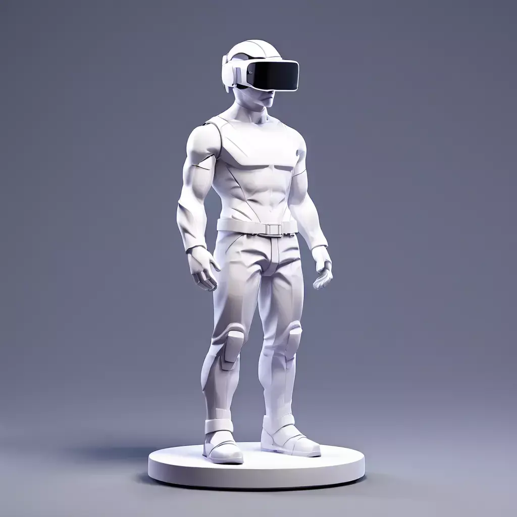 VR Ready SciFi Male Character Low-poly 3D model