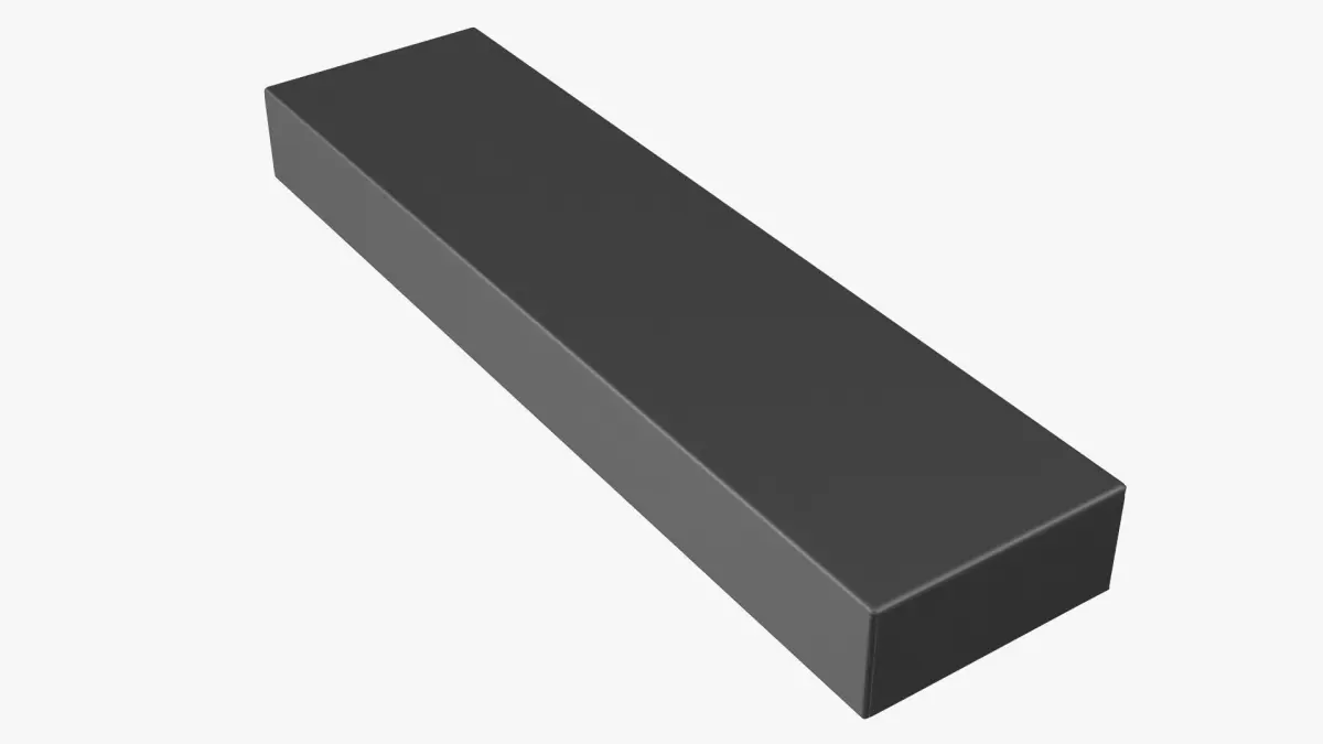 Narrow Long Box 3D model