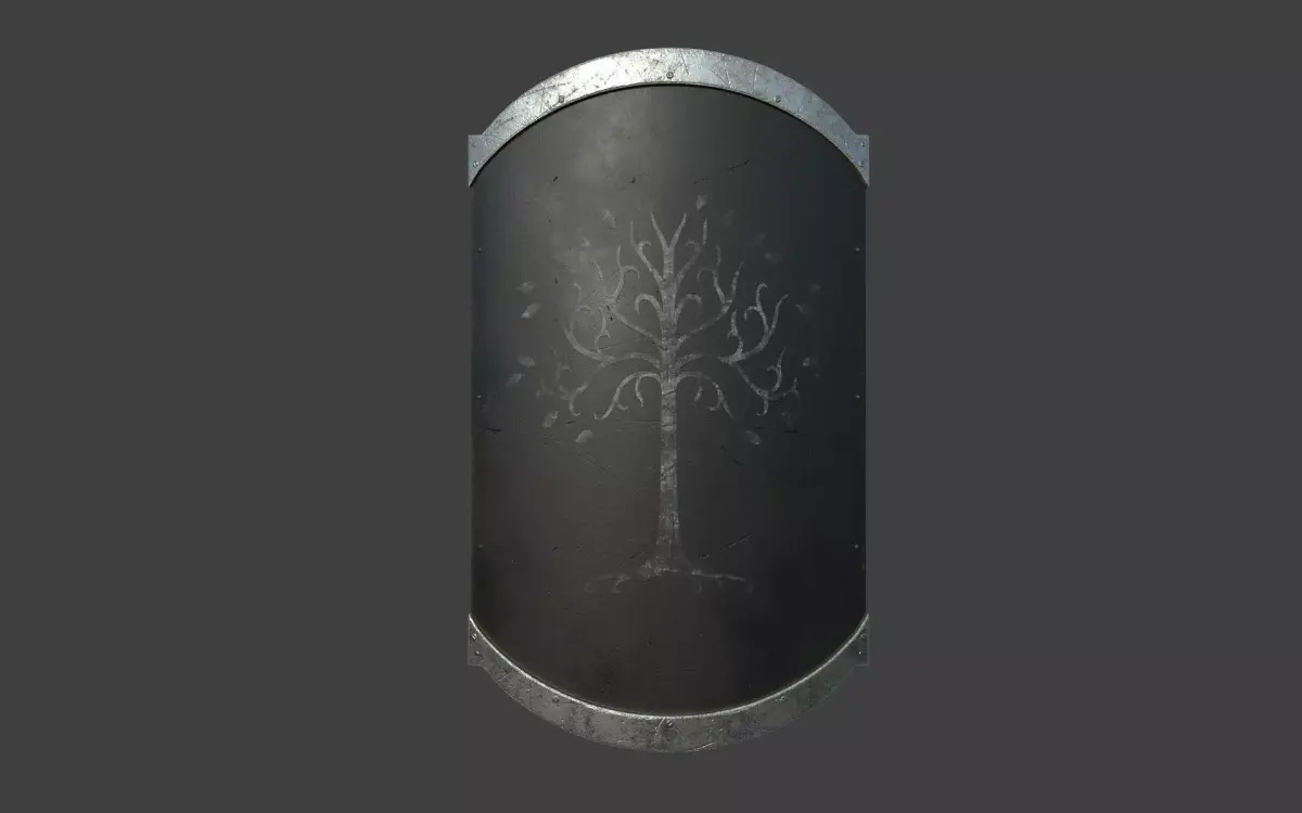 Gondor Shield - The Lord of the Rings 3D model