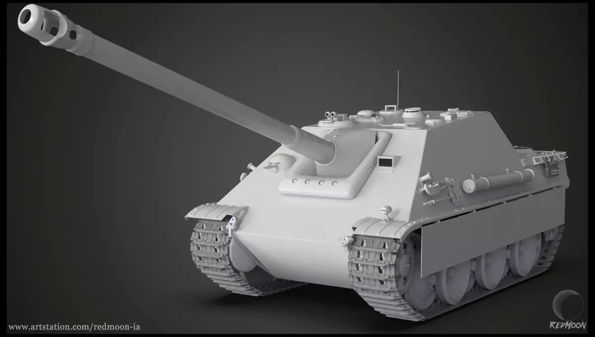 JAGDPANTHER Tank  3D model