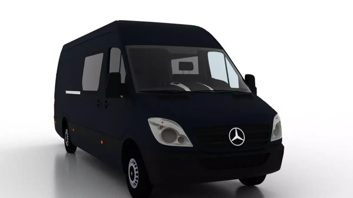 Mercedes Benz Sprinter L3H2 2009 Crew Van EU 3D model