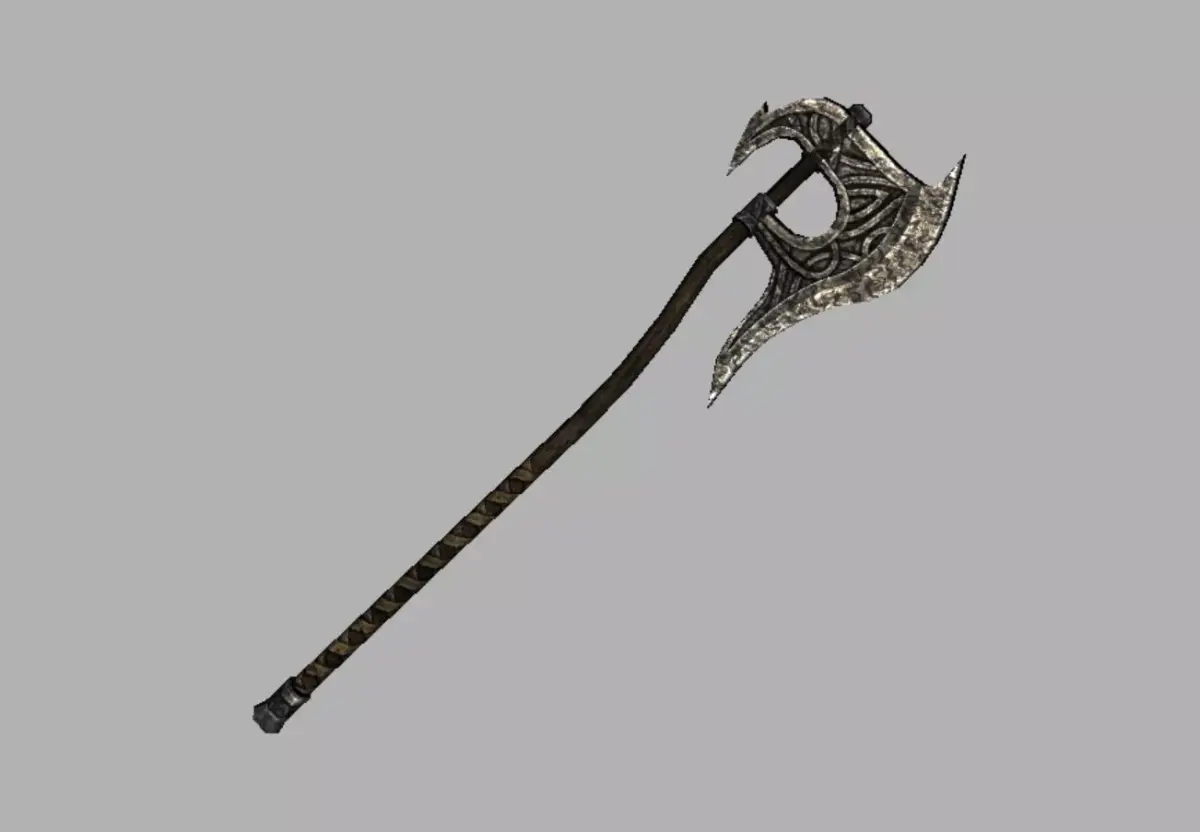 Valyrian Steel Axe Low-poly 3D model