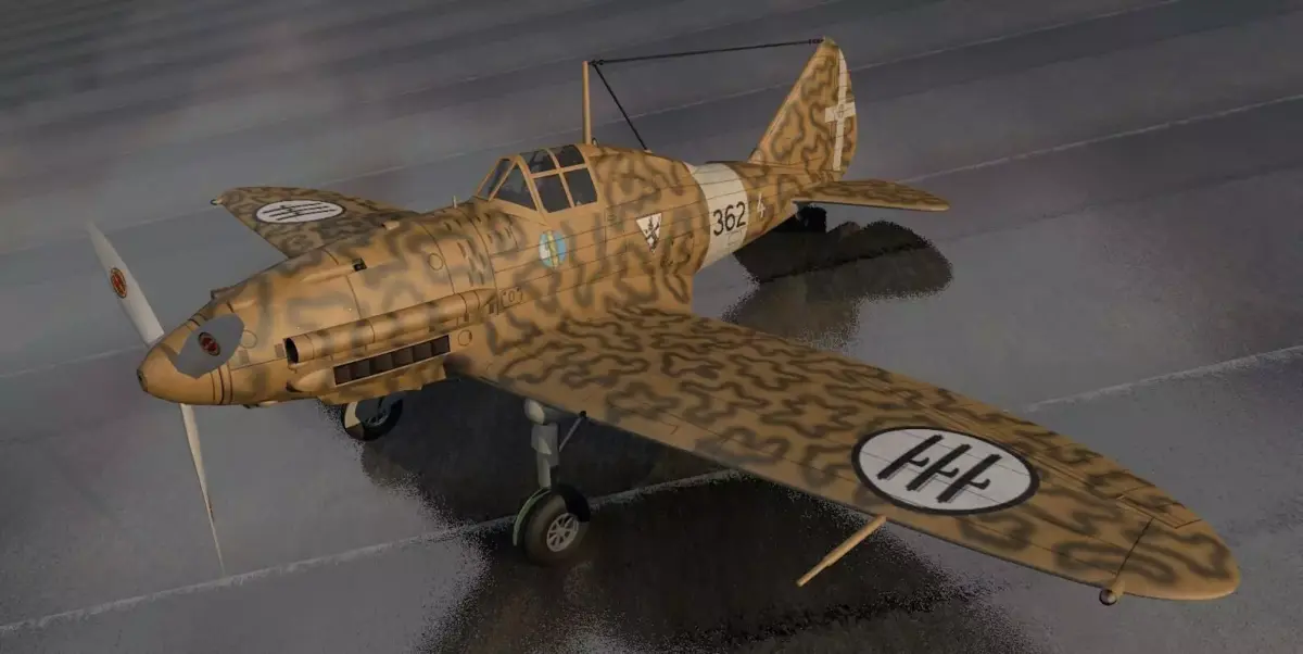Reggiane Re-2001 Falco II 3D model