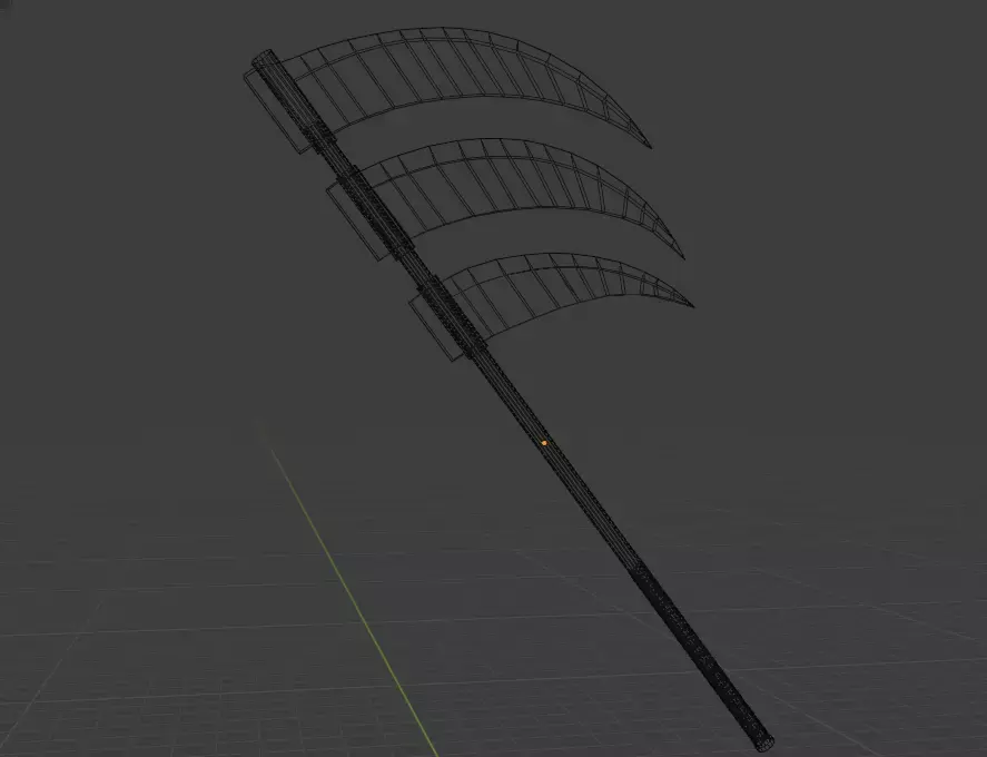 Hidan Scythe Free low-poly 3D model