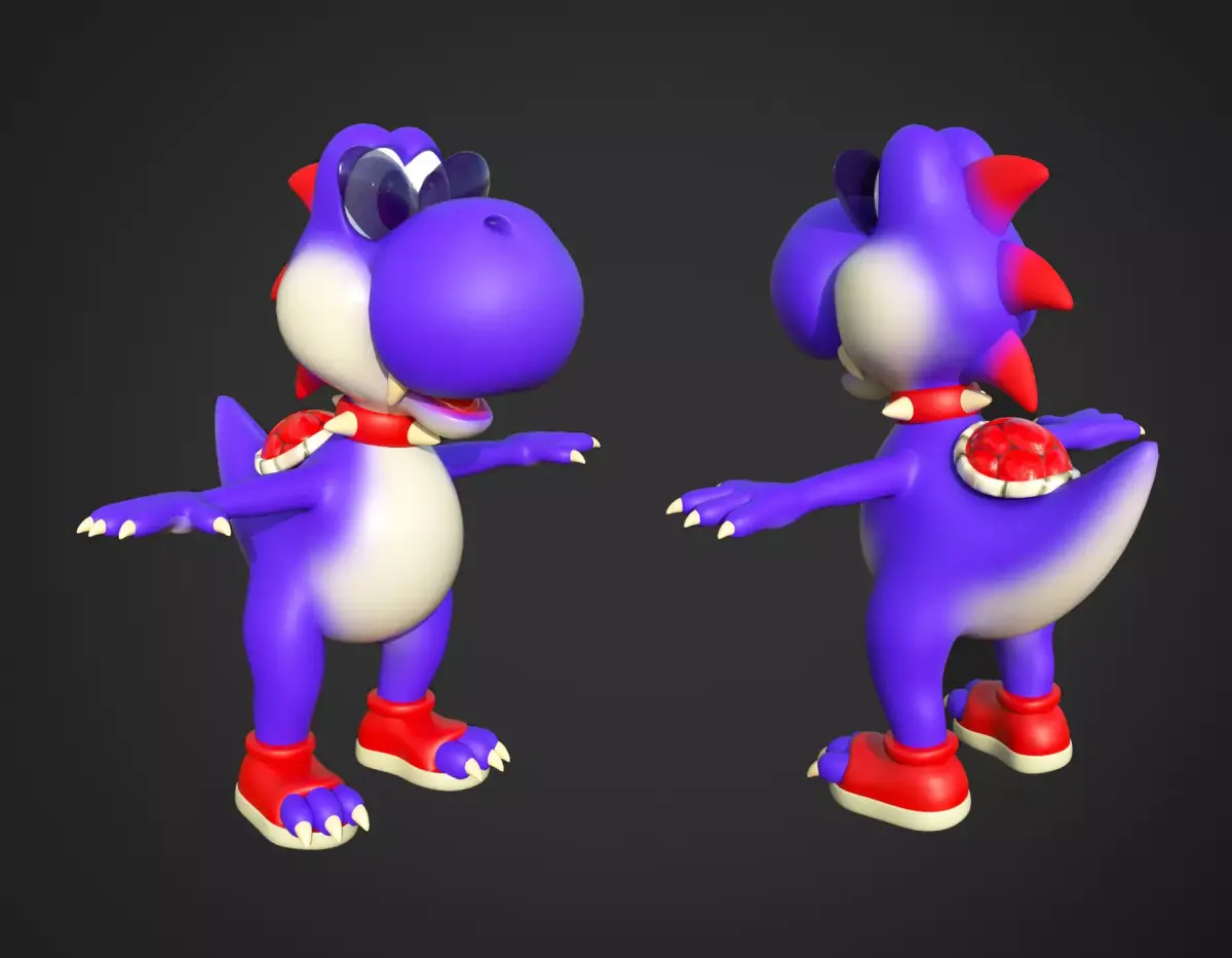 Boshi from Super Mario Low-poly 3D model
