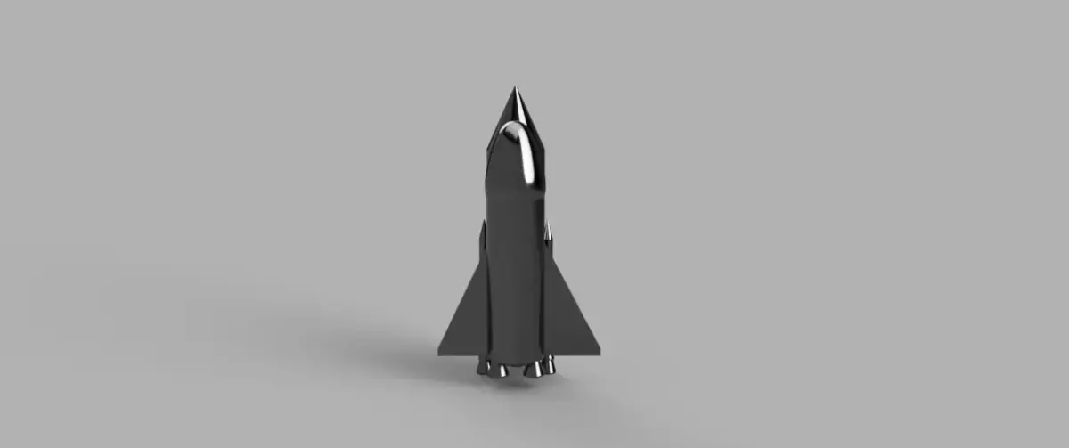 ROCKET 3D model 2