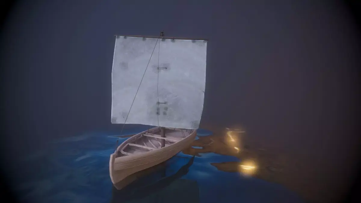 Knarr - Medieval Sailboat Low-poly 3D model Low-poly 3D model purchase