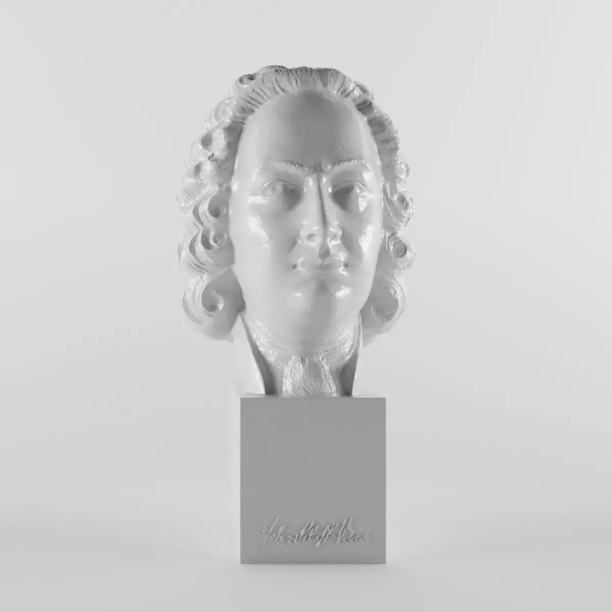 Johann Sebastian Bach 3D print model